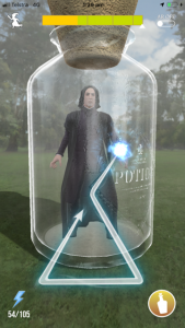 Screenshot of Harry Potter showing Snape